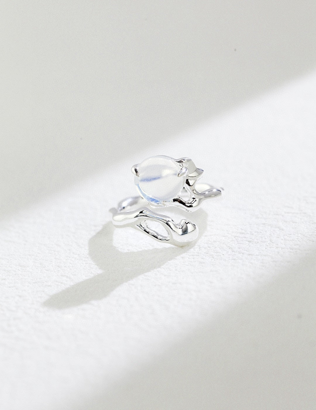 S925 Sterling Silver Opal Ring