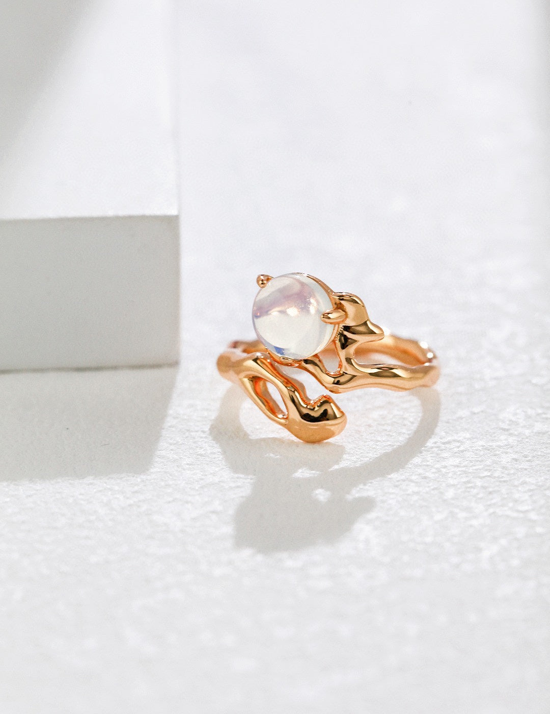S925 Sterling Silver Opal Ring