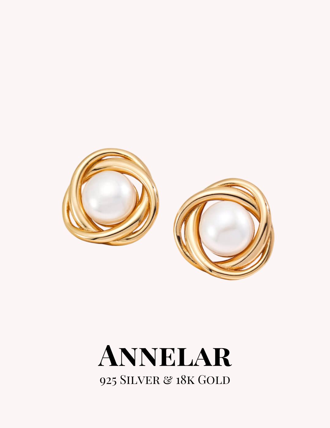 Pendientes de plata S925 con perlas naturales