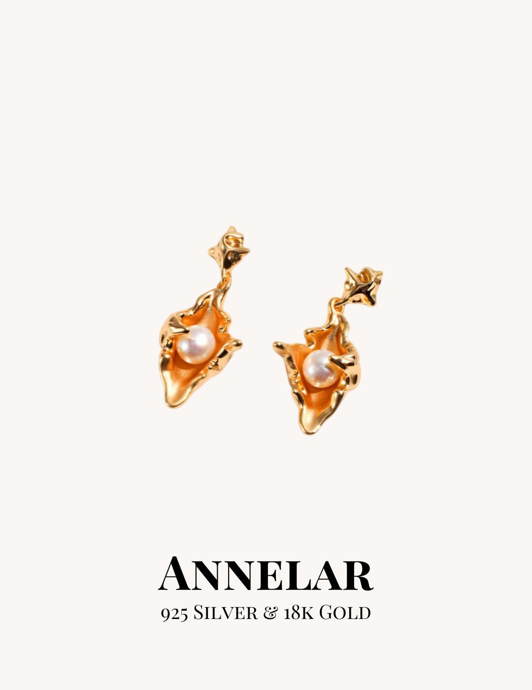 Conch Pearl Set (Necklace + Earrings)