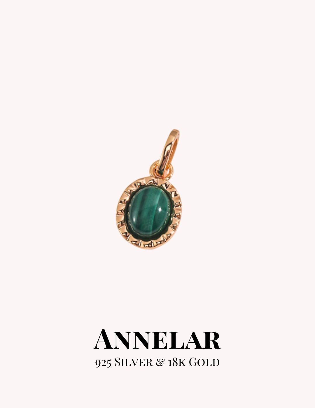 Natural Malachite Jewelry Set (Necklace + Earrings)