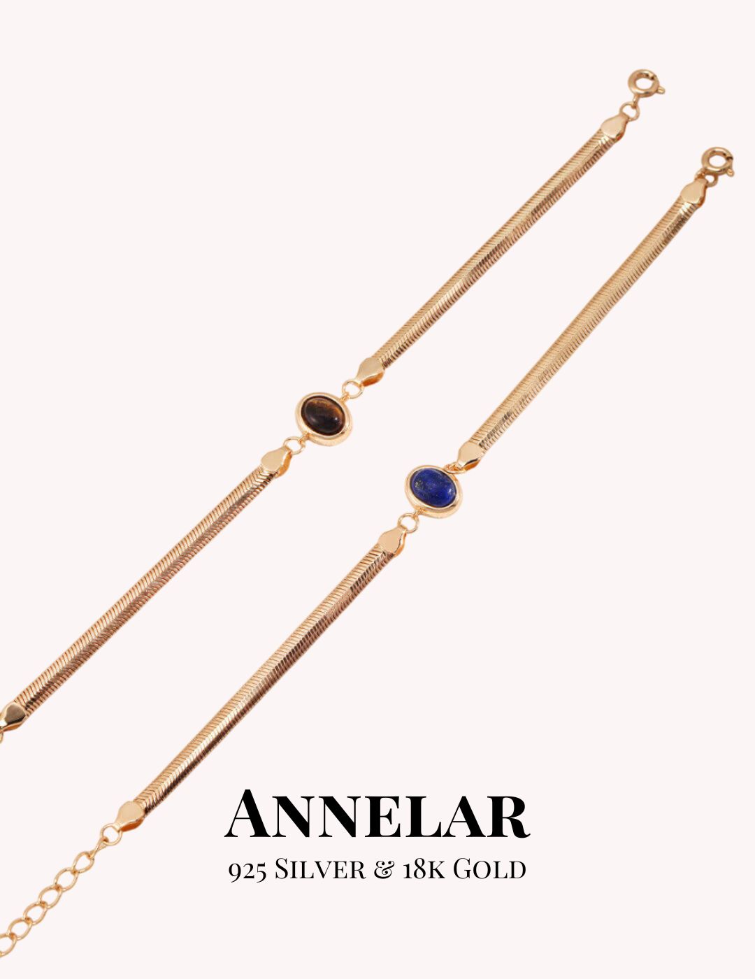 Lapis Lazuli / Tiger's Eye Bracelet