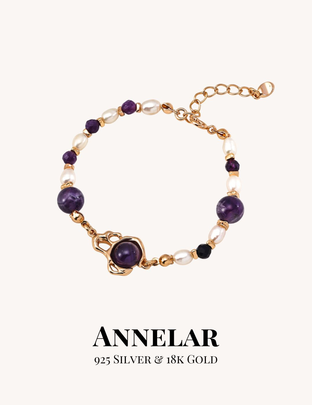 Simple & Fresh Amethyst Bracelet