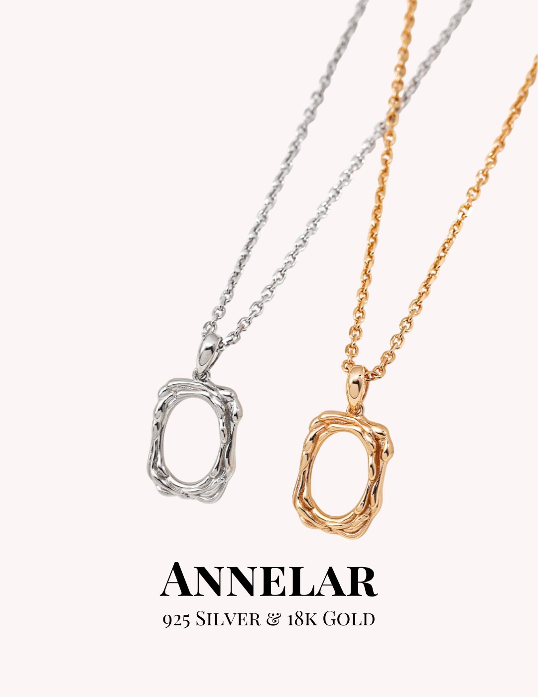 Textured Minimalist Pendant Necklace