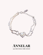 Pulsera de plata de ley con perla de ópalo