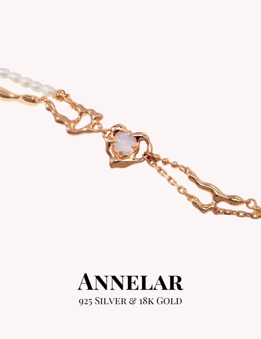 Pulsera de plata de ley con perla de ópalo