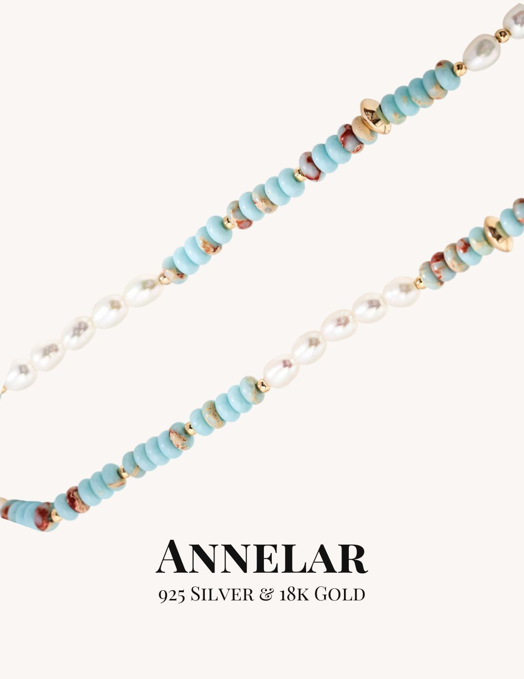 Collar de perlas naturales y piedra Shoushan