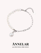 Pulsera de perlas barrocas y plata de ley S925