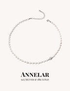 Bracelet en perles naturelles et argent sterling 925