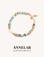 Bracelet en perles naturelles et pierres de Shoushan