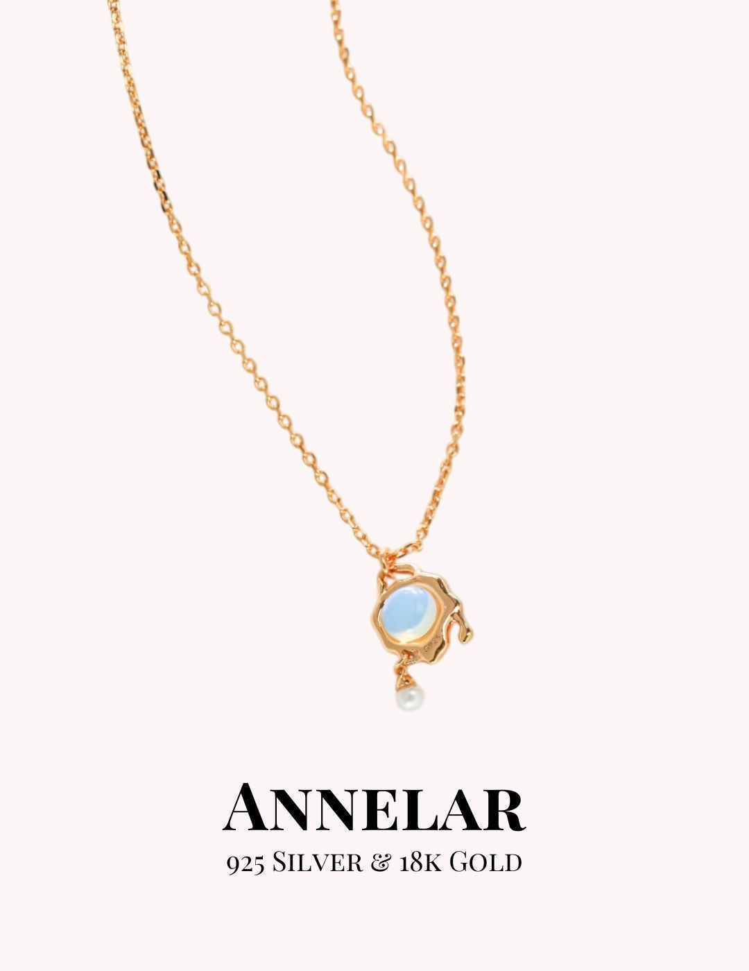 Agate / Opal Pendant S925 Sterling Silver Necklace