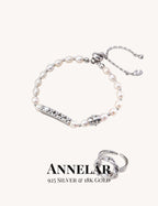 Pulsera de perlas naturales y plata de ley S925