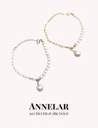 Pulsera de perlas barrocas y plata de ley S925