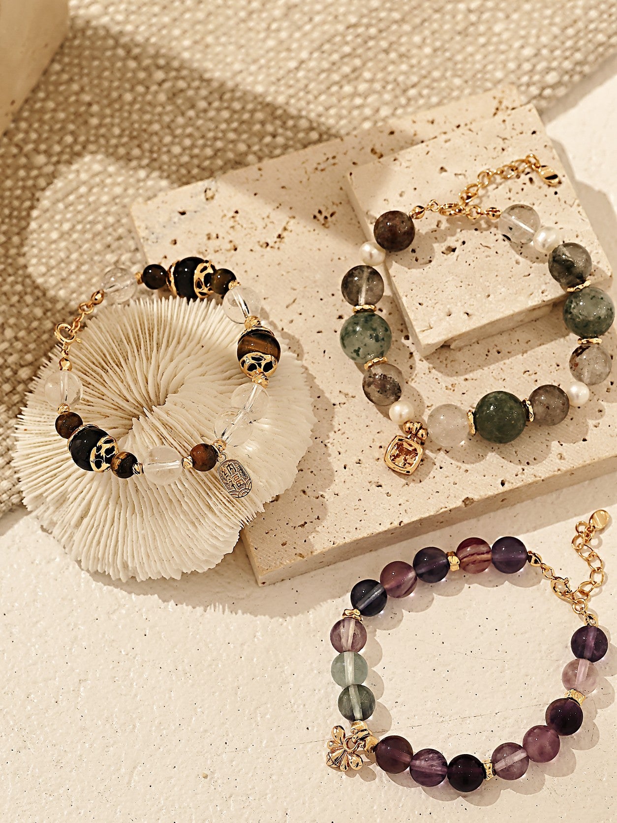 Fashion Multi-color Fluorite Bracelet