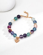 Fashion Multi-color Fluorite Bracelet