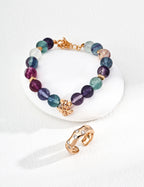 Fashion Multi-color Fluorite Bracelet