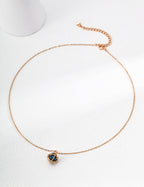 Amethyst Lucky Star 925 Silver Necklace
