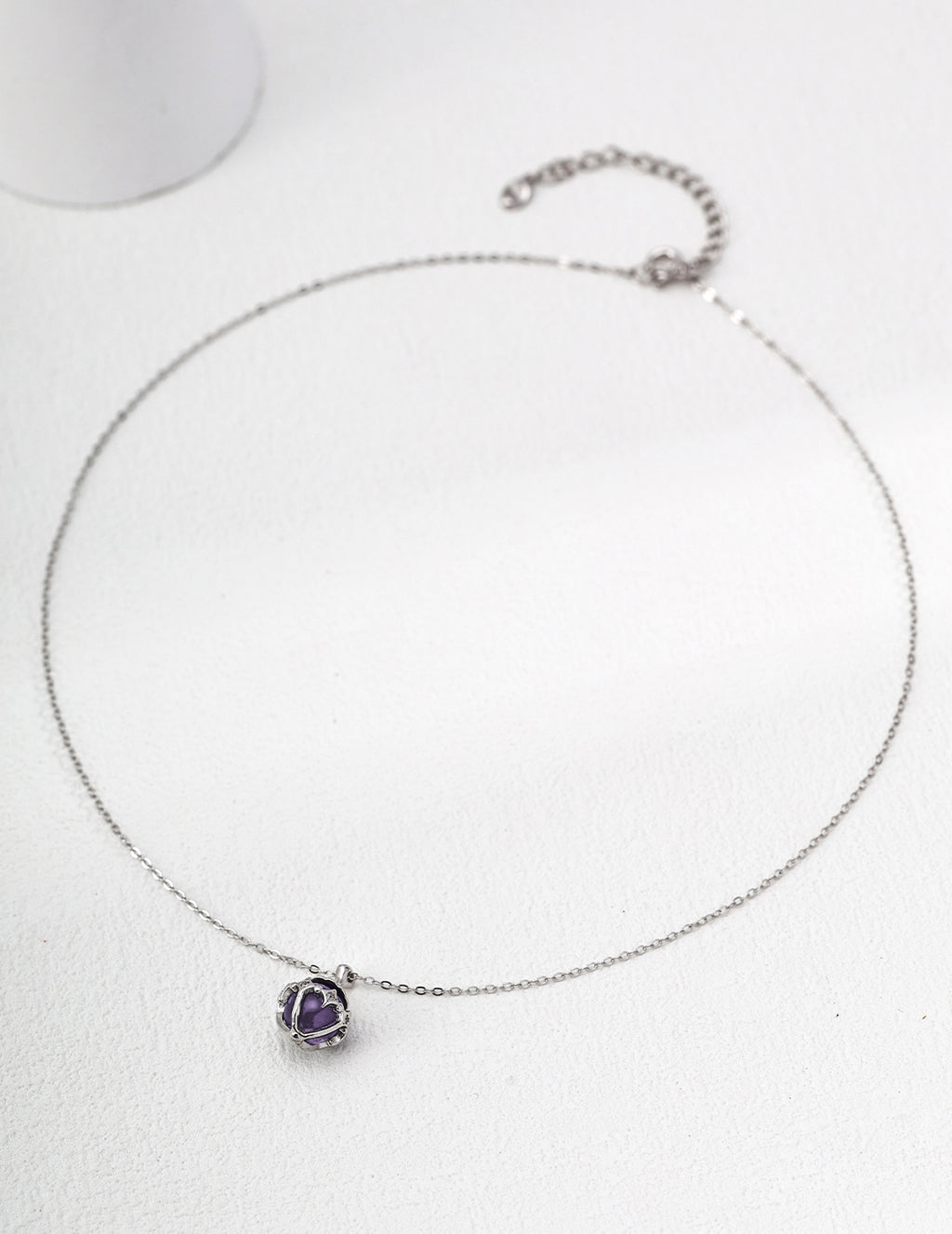 Amethyst Lucky Star 925 Silver Necklace