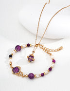 Amethyst Lucky Star 925 Silver Necklace