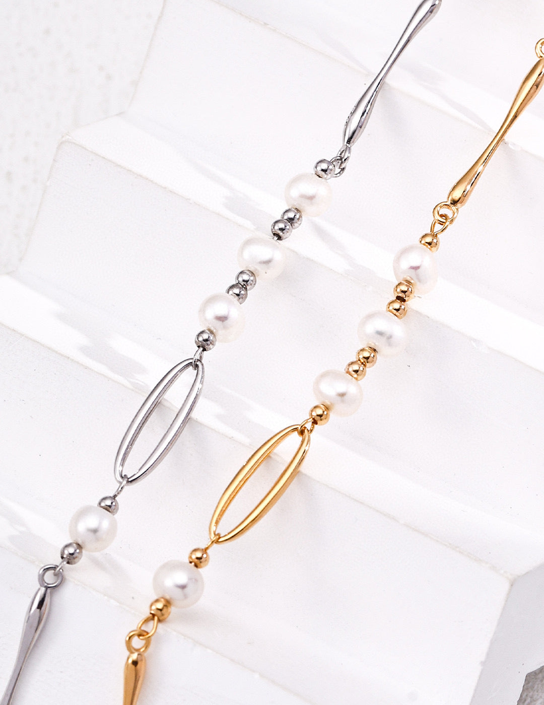 S925 Sterling Silver Designer Natural Pearl Necklace