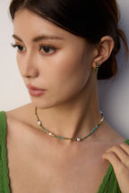 Natural Pearl, Lapis Lazuli & Turquoise Necklace & Bracelet