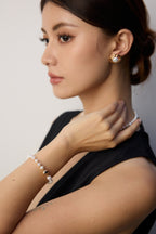 Minimalist Natural Pearl S925 Sterling Silver Bracelet