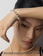 Minimalist Natural Pearl S925 Sterling Silver Bracelet