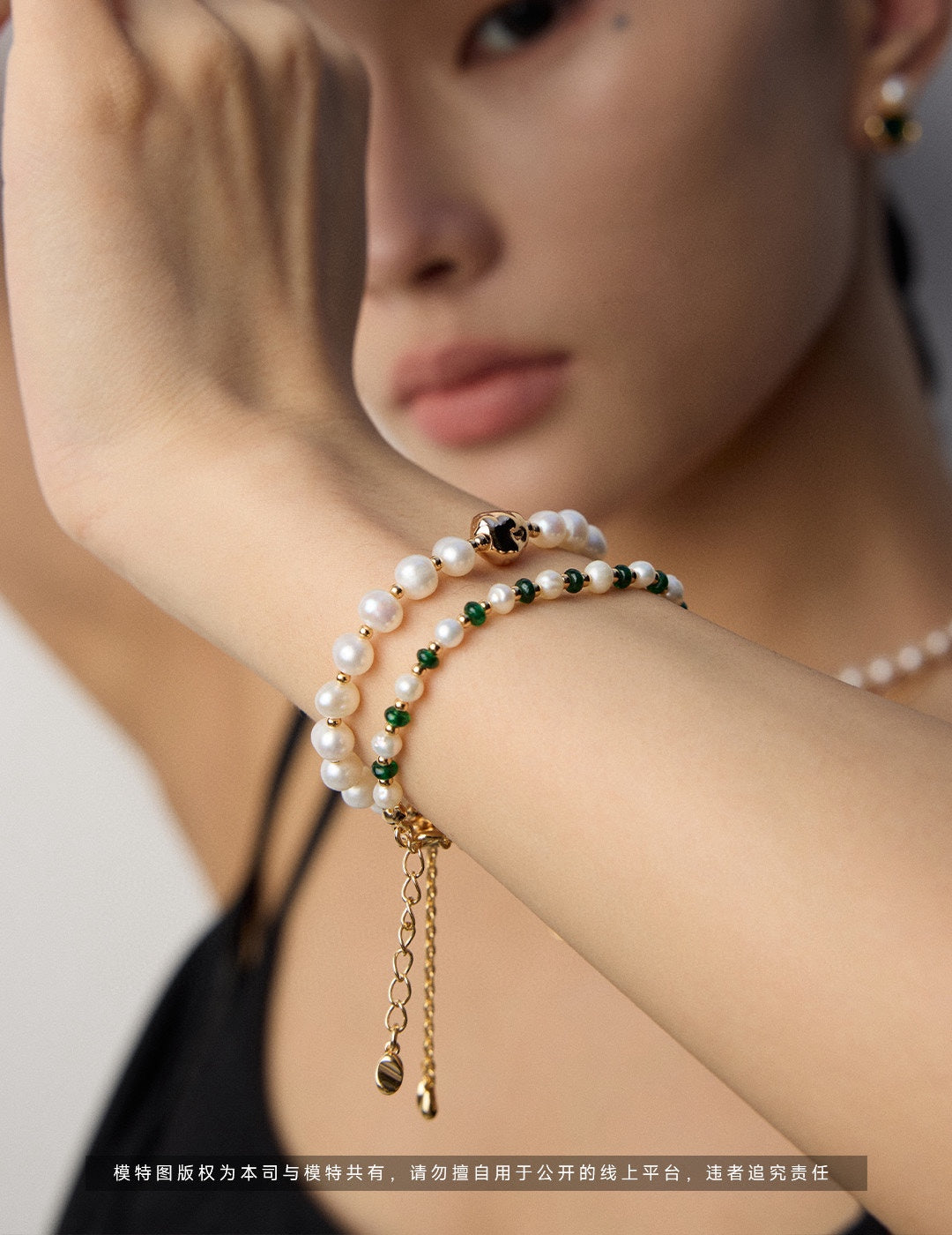 Minimalist Natural Pearl S925 Sterling Silver Bracelet