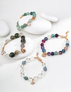 Fashion Multi-color Fluorite Bracelet