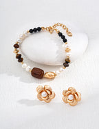Macro shot highlighting the color and texture contrast between all bead types.