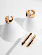 S925 Sterling Silver Smooth Enamel Drop Ring