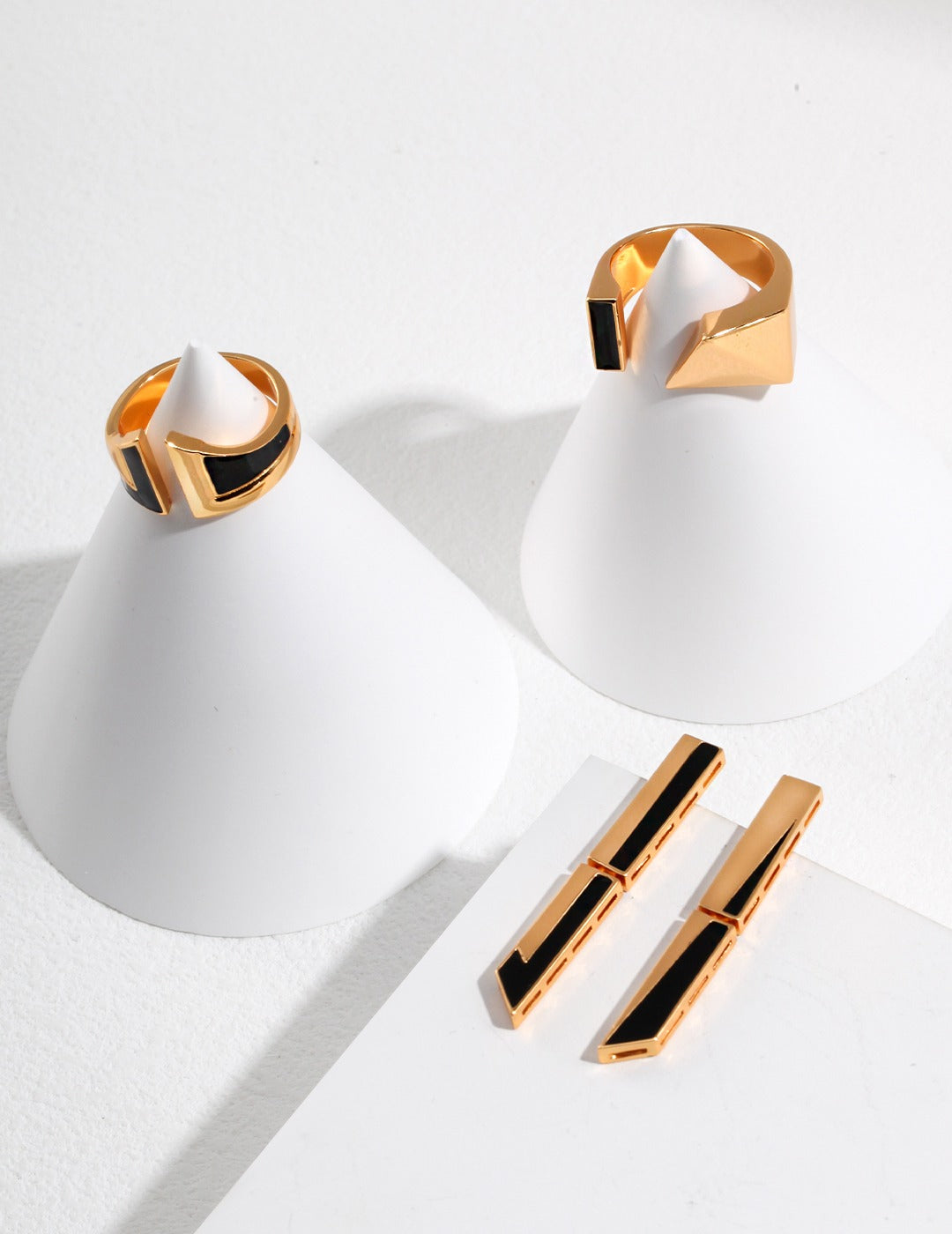 S925 Sterling Silver Smooth Enamel Drop Ring