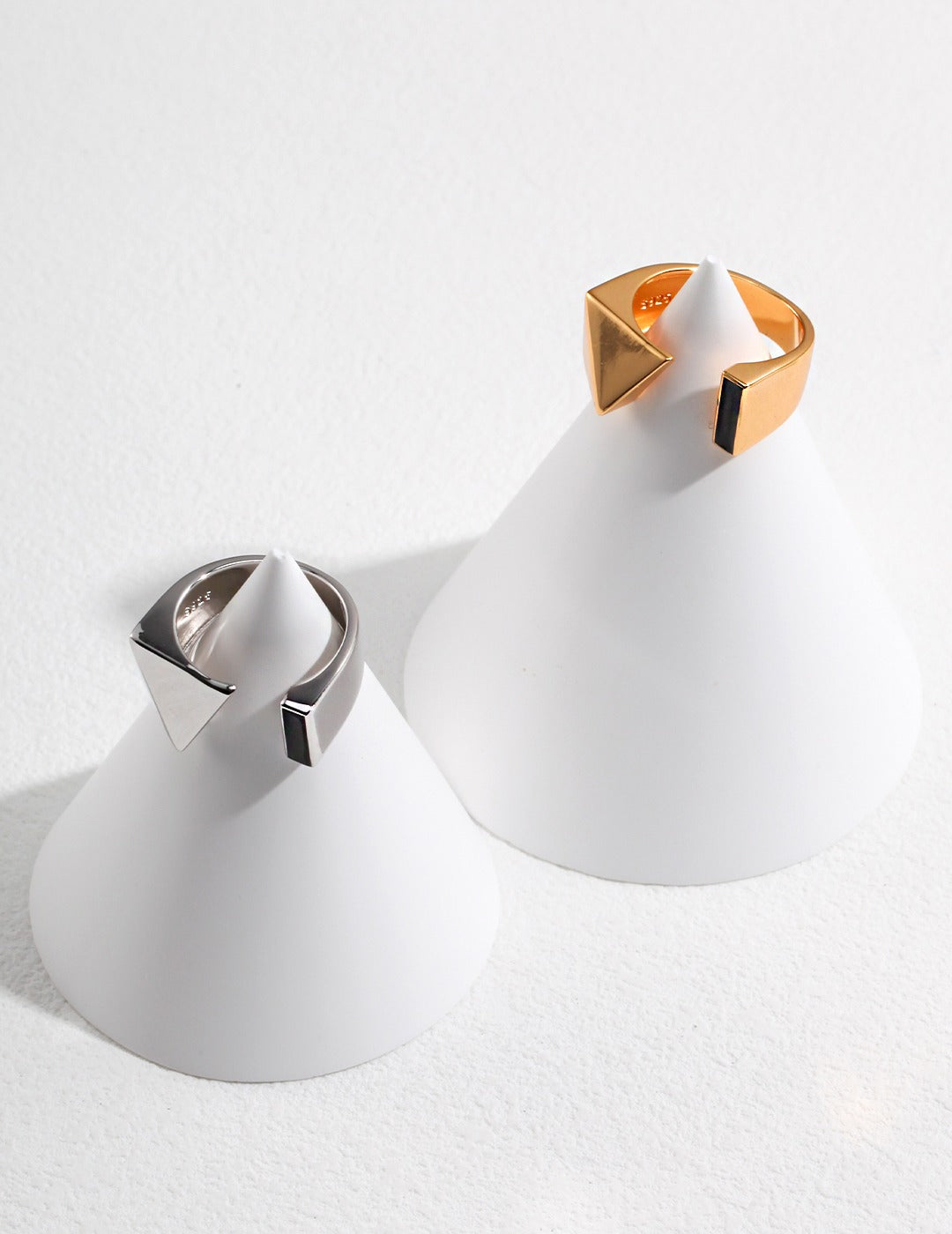 S925 Sterling Silver Smooth Enamel Drop Ring