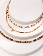 Maple Leaf Red Agate S925 Silver Necklace
