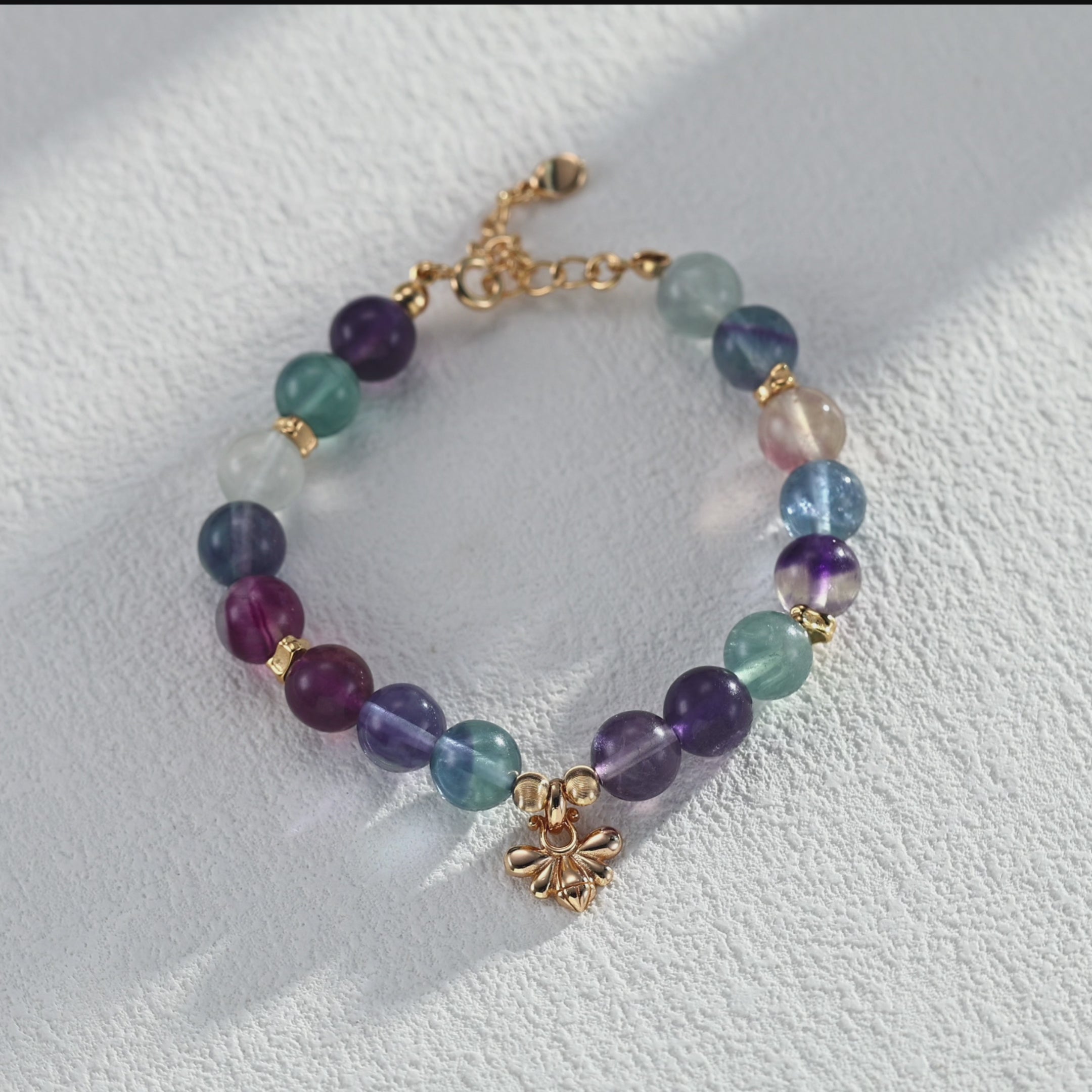 Fashion Multi-color Fluorite Bracelet