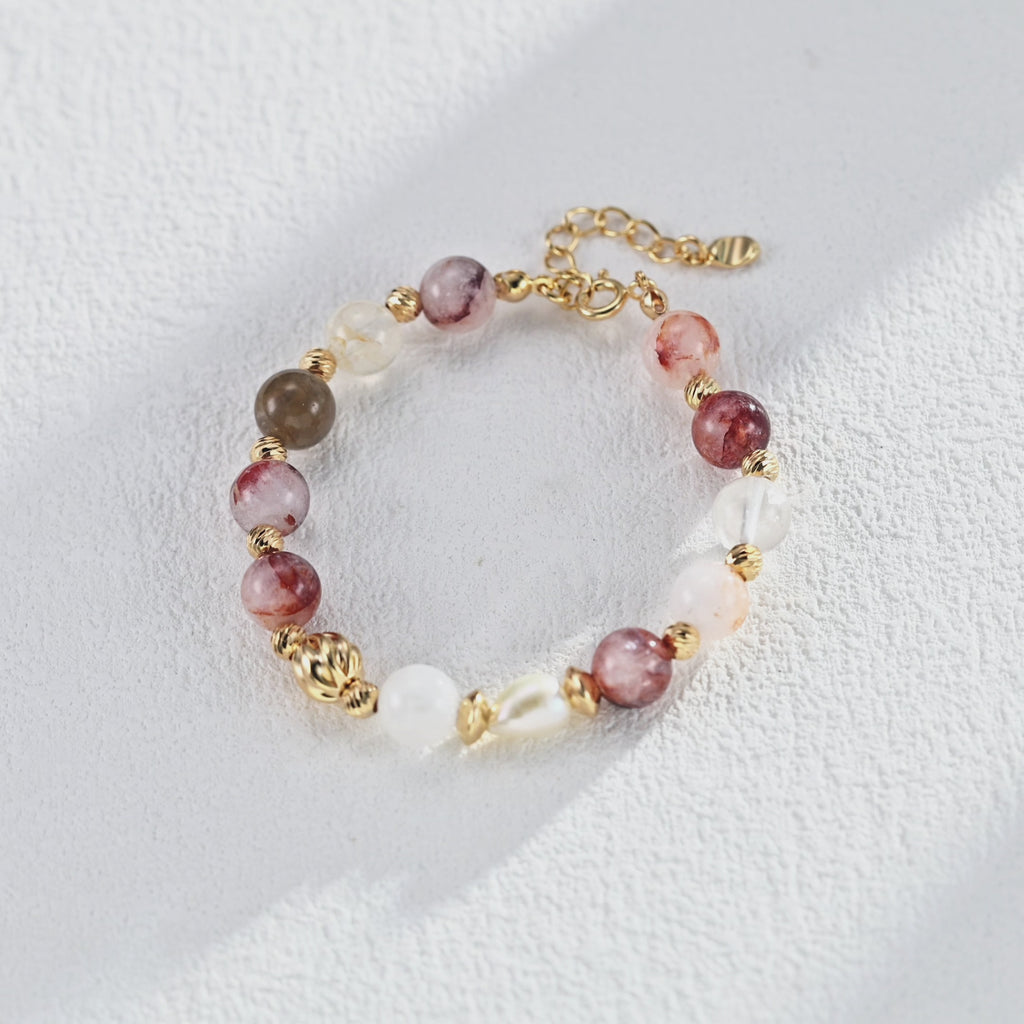 showing the bracelet from different wrist angles and poses.