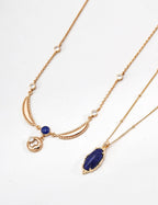 Close-up of vintage gold lobster clasp and 6cm extender chain.