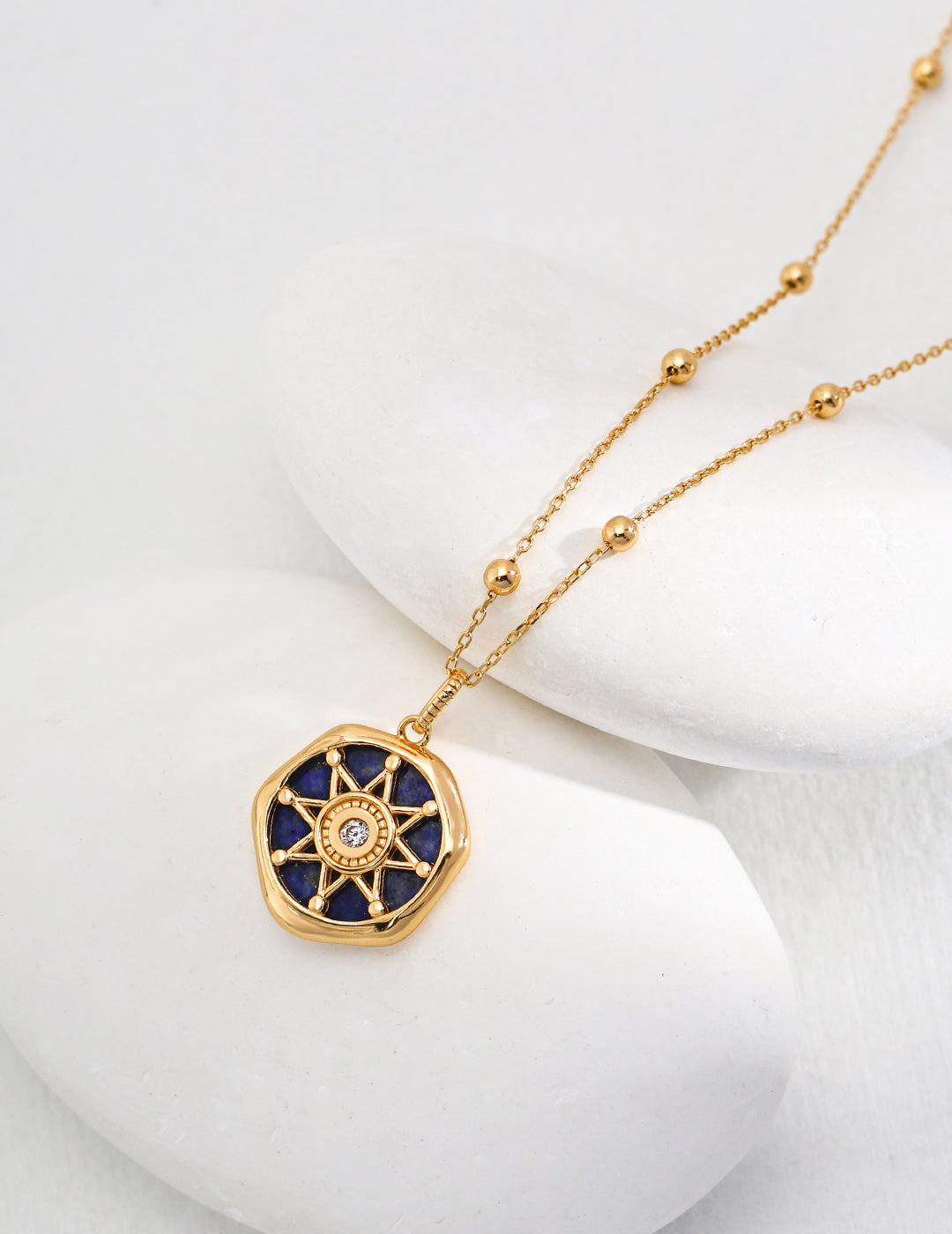 Lapis Lazuli S925 Silver Necklace