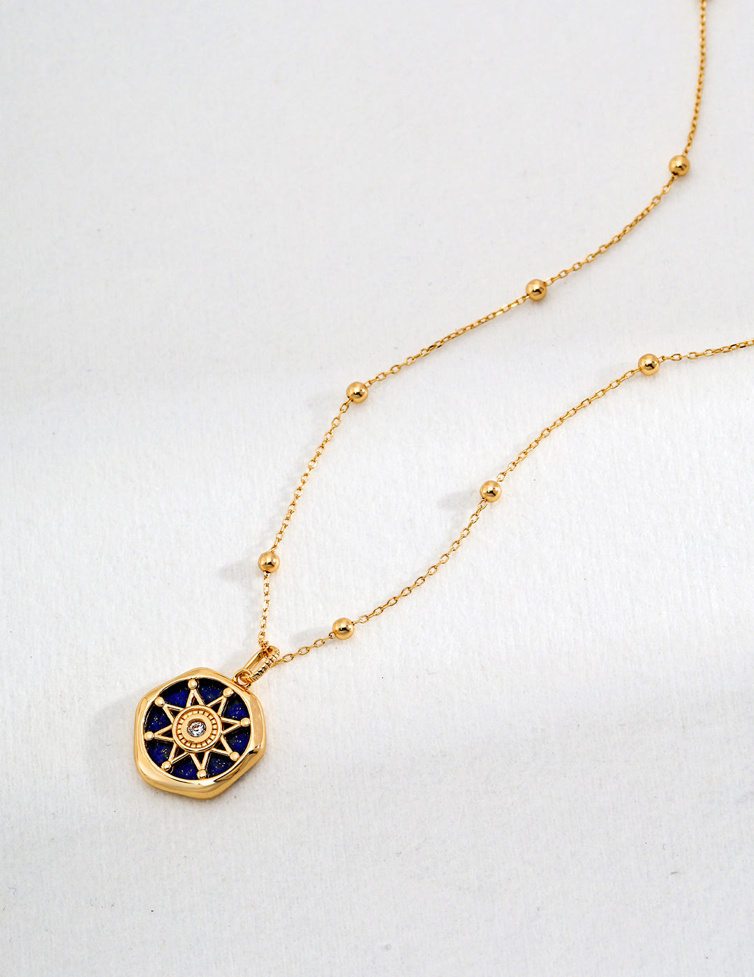 Lapis Lazuli S925 Silver Necklace
