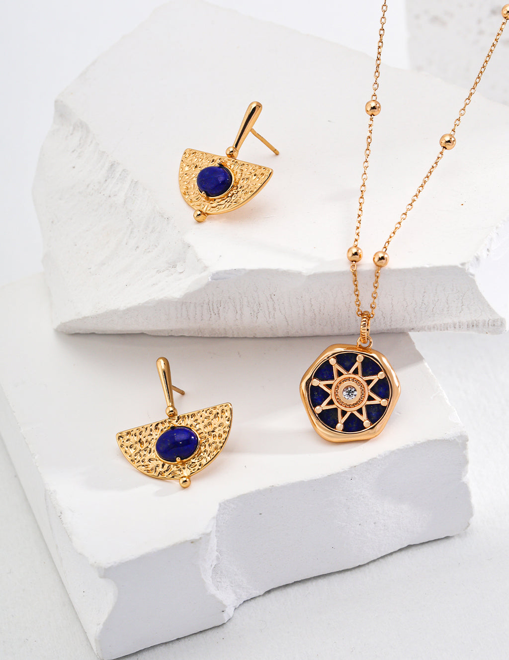 Lapis Lazuli S925 Silver Necklace