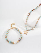 Natural Pearl & Shoushan Stone Bracelet