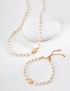 Minimalist Natural Pearl S925 Sterling Silver Bracelet