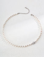 Minimalist Natural Pearl S925 Sterling Silver Bracelet