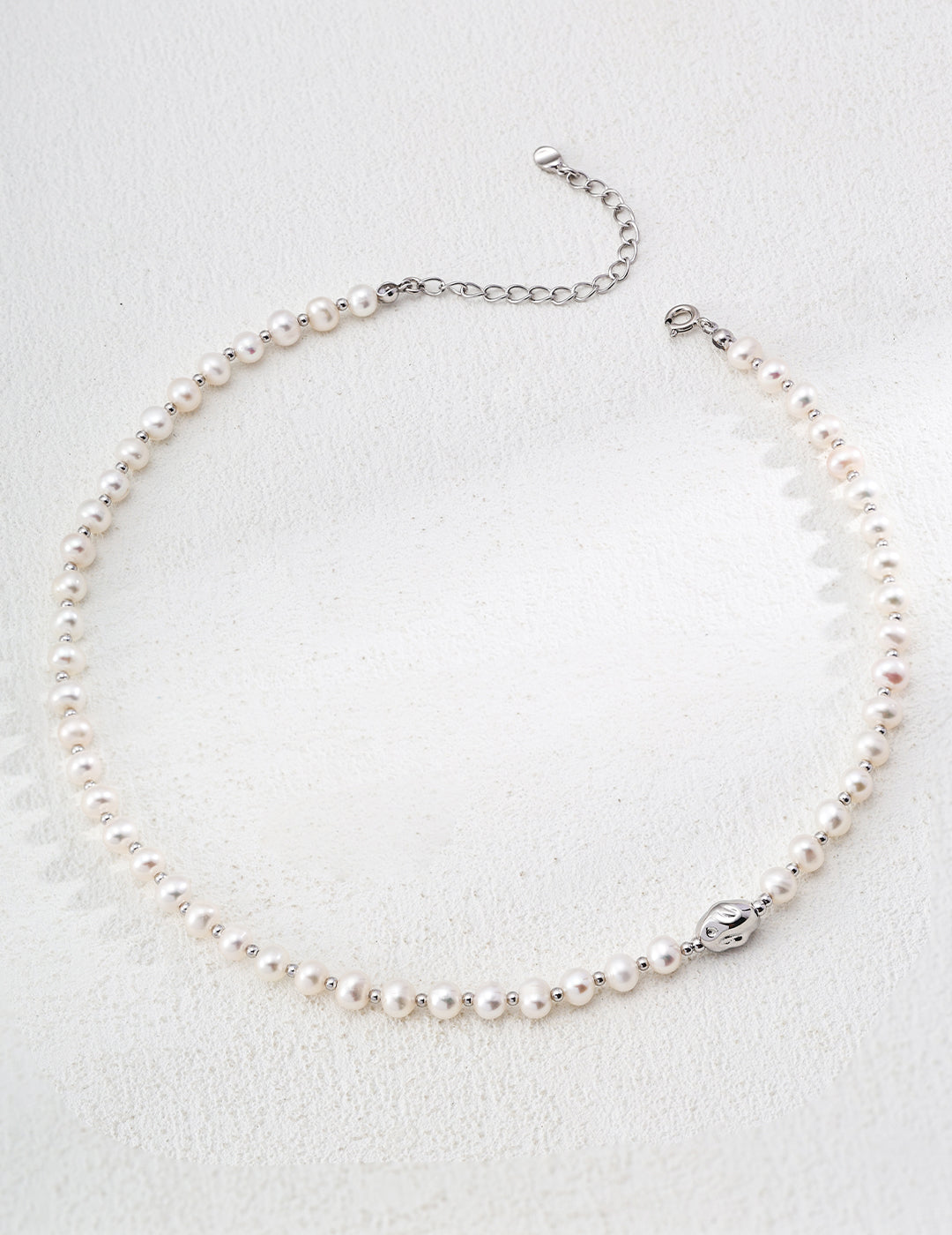 Minimalist Natural Pearl S925 Sterling Silver Bracelet
